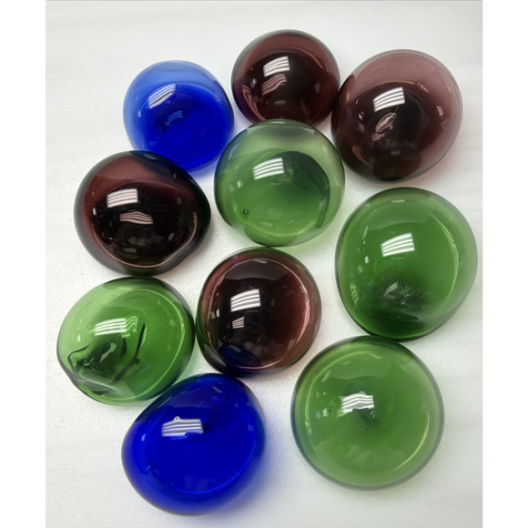Vintage Lot of 10 Pier 1 Candlescaping Floating Bubbles Blown Glass Floats Orbs - Picture 11 of 12